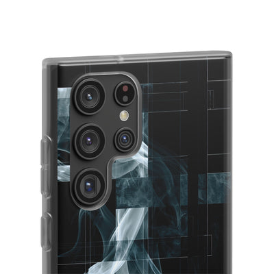 Black Lite Phone Case for Samsung - Arctic Vapor Grid