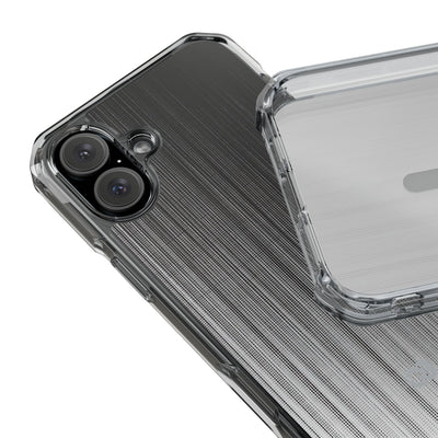 Grey Impact MagSafe Phone Case for iPhone - Static Vertical Dither