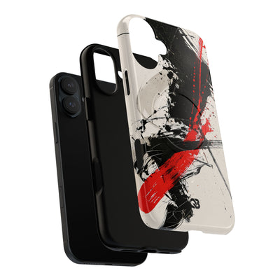 Crimson Sumi Slash · Tough 2.0 Magnetic Phone Case for iPhone · White
