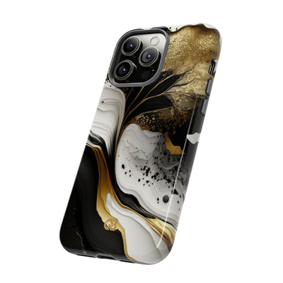 Molten Onyx Gold · Tough Etui na telefon dla iPhone
