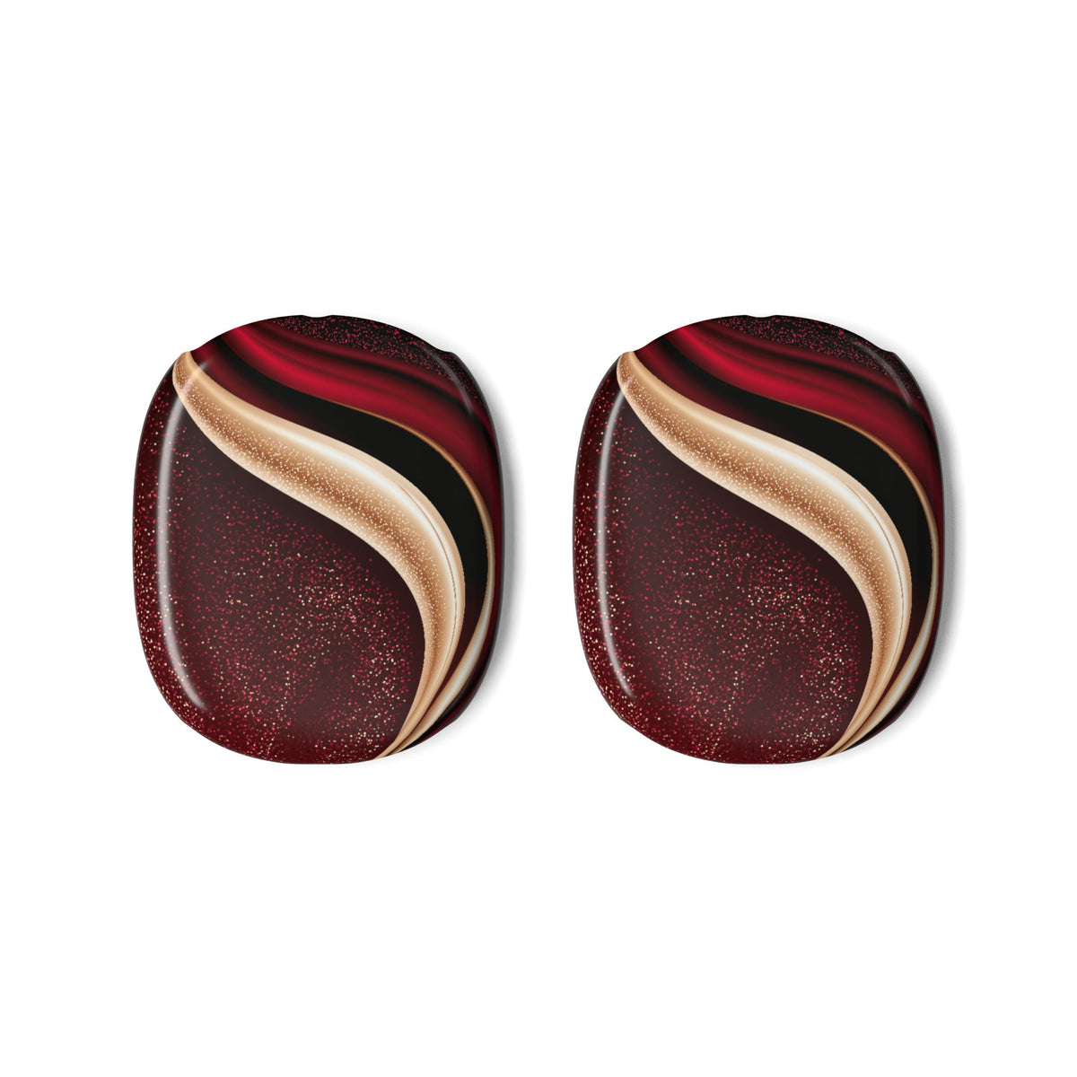 Gilded Crimson Flow · Hard Case for AirPods Max · Red