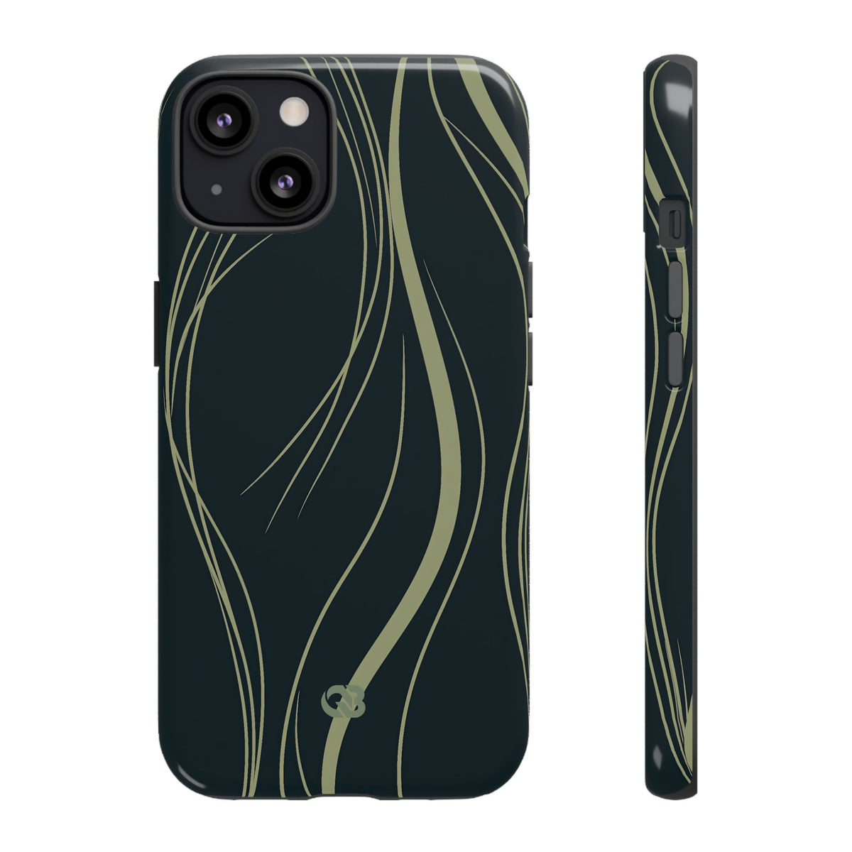Serpentine Reeds · Tough Phone Case for iPhone · Green