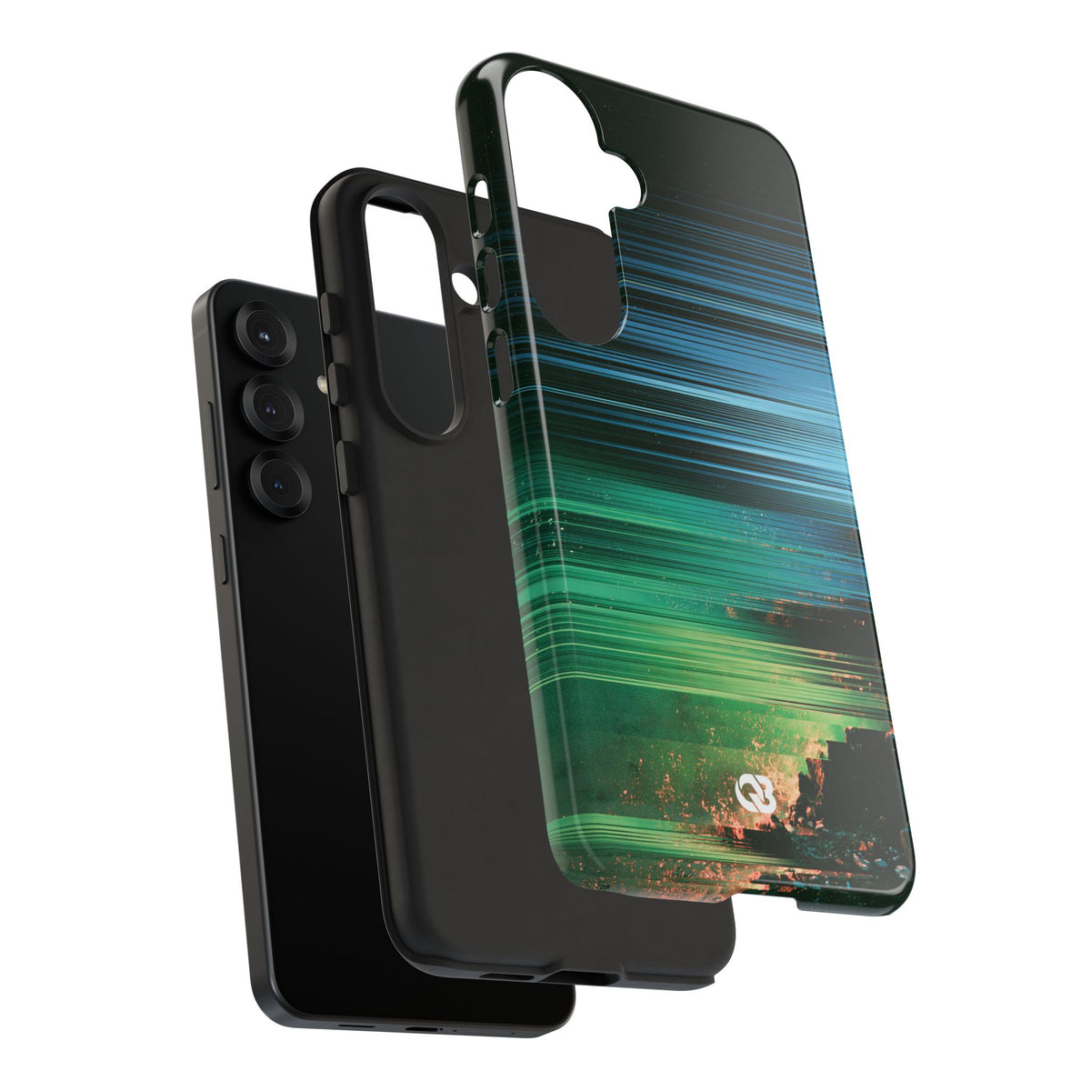 Digital Shoreline Drift · Tough Phone Case for Samsung · Teal