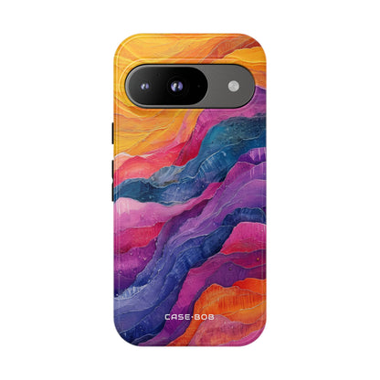 Lebendiger Fluss Google Pixel 9 Case - Tough