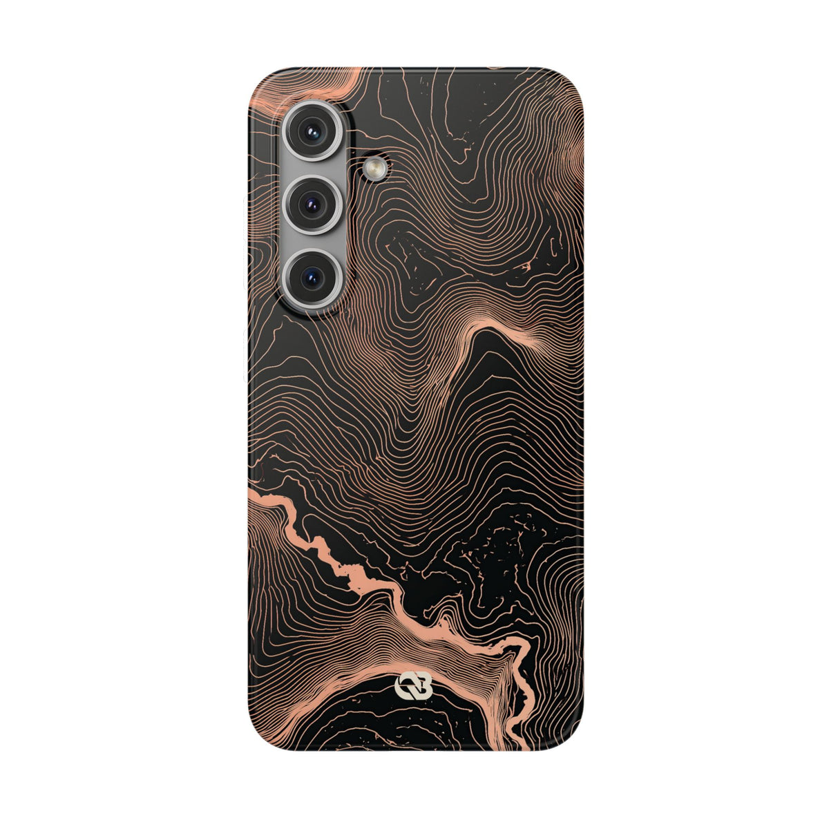 Mesa Elevation Contour · Lite Phone Case for Samsung · Black