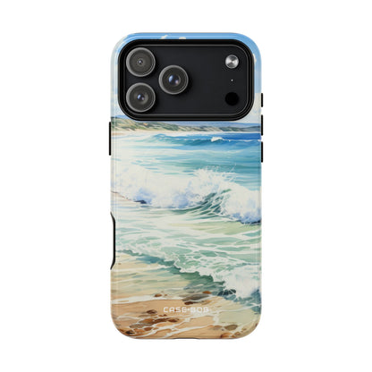 Foamy Wave Breeze iPhone 17 Pro Max Case - Tough+ - CASE•BOB