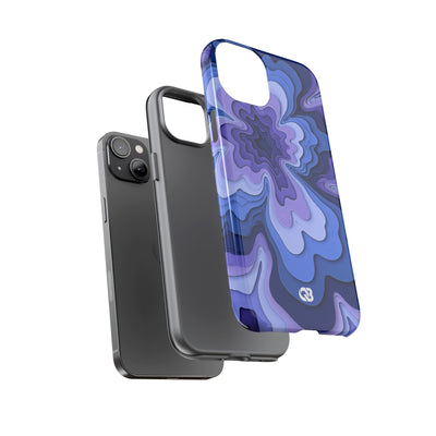 Periwinkle Strata Bloom · Tough Phone Case for iPhone · Purple