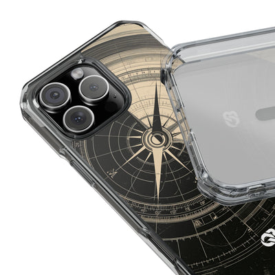 Orbital Meridian · Clear Impact Magnetic Phone Case for iPhone ·  Black