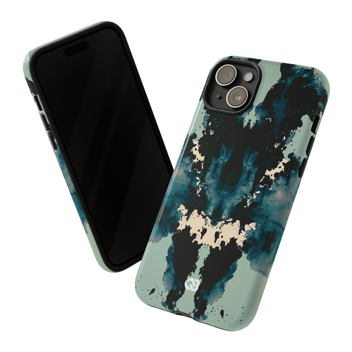 Rorschach Ink Void · Tough Phone Case for iPhone · Black
