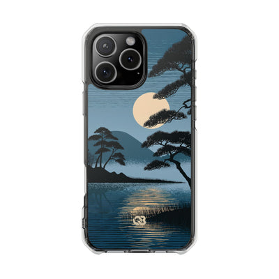 Blue Impact MagSafe Phone Case for iPhone - Midnight Kyoto Pine