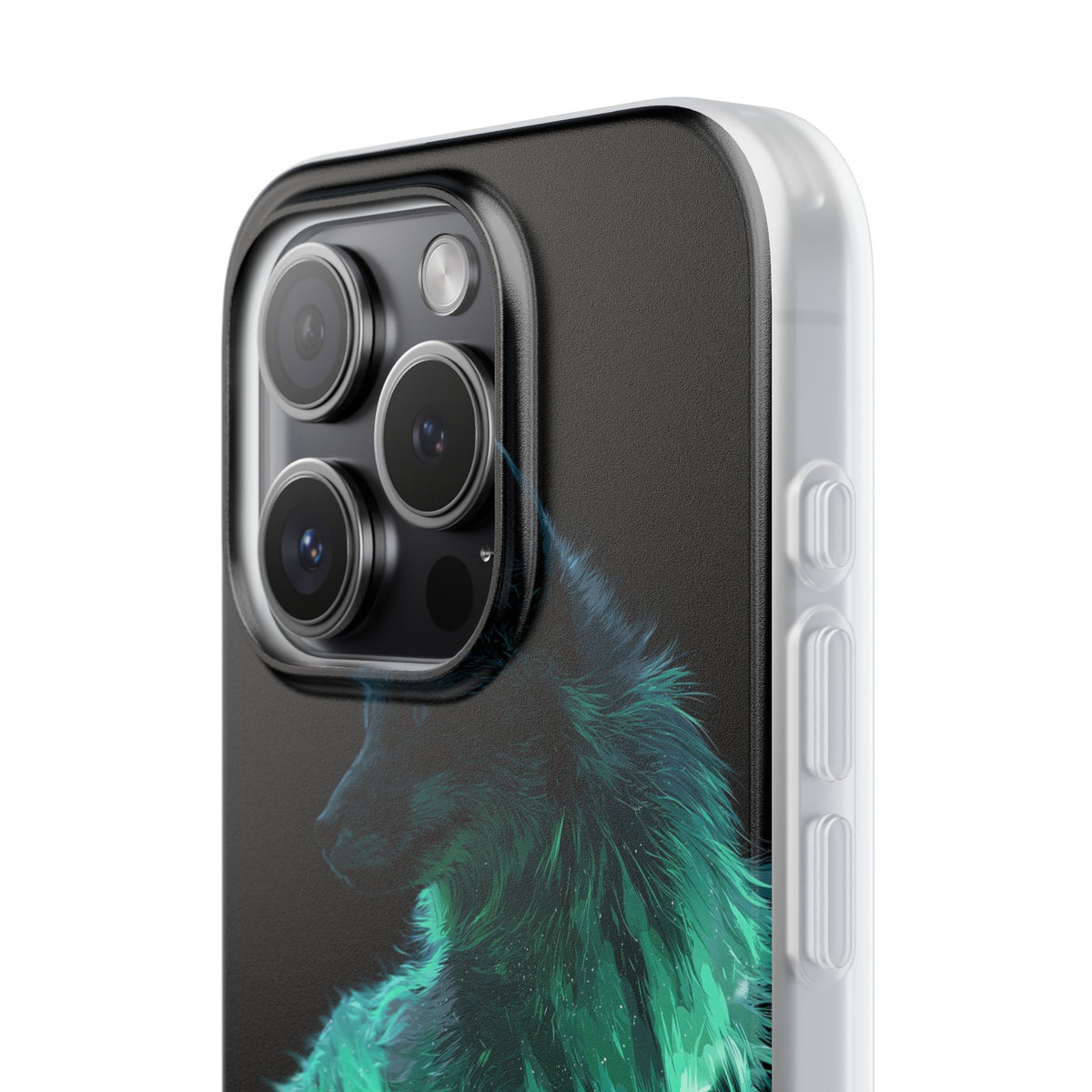Nordic Aurora Fox · Lite Phone Case for iPhone ·  Teal