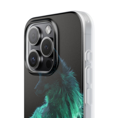 Nordic Aurora Fox · Lite Phone Case for iPhone ·  Teal