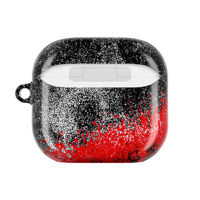 Crimson Noir Drip · Hard Case for AirPods & AirPods Pro · Black