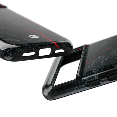 Crimson Rift · Tough Phone Case for Pixel ·  Black