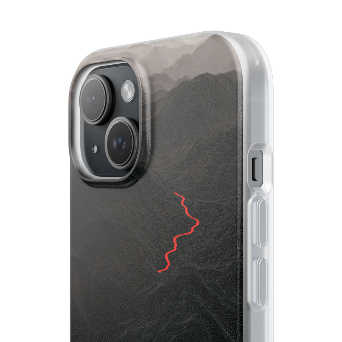 Crimson Ridge Pass · Lite Phone Case for iPhone ·  Black