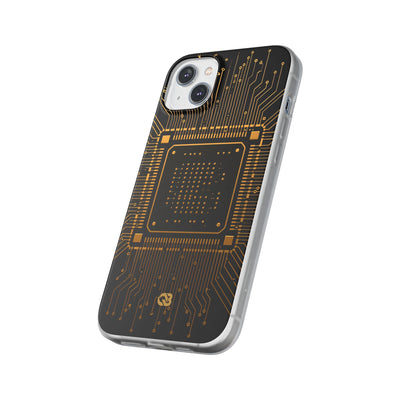 Gold Lite Phone Case for iPhone - Cyber Gold Processor