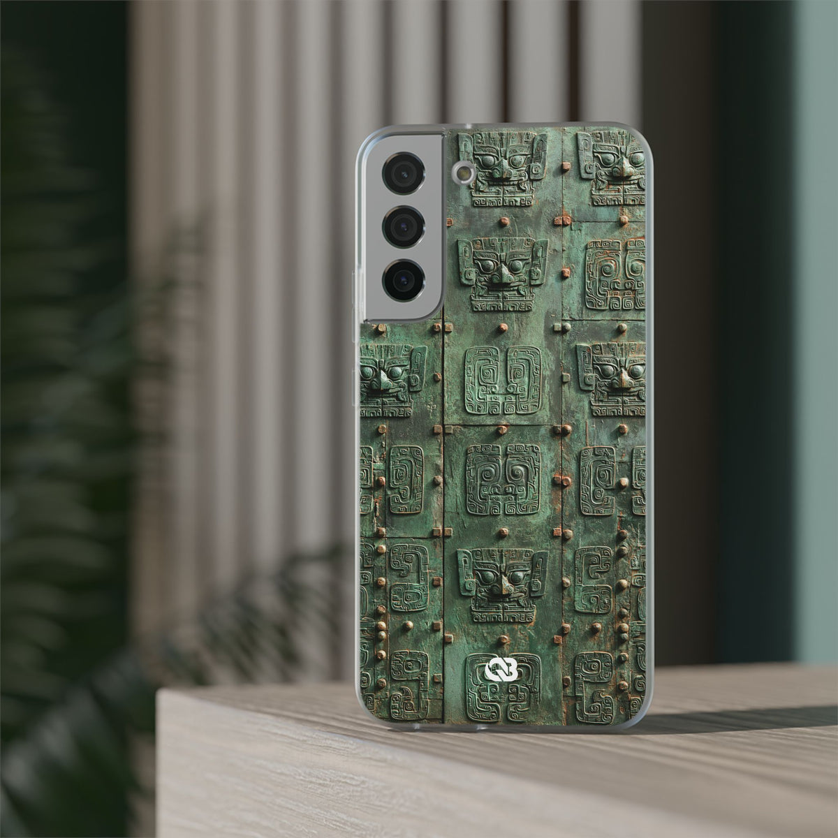 Dynastic Bronze Relief · Lite Phone Case for Samsung · Green