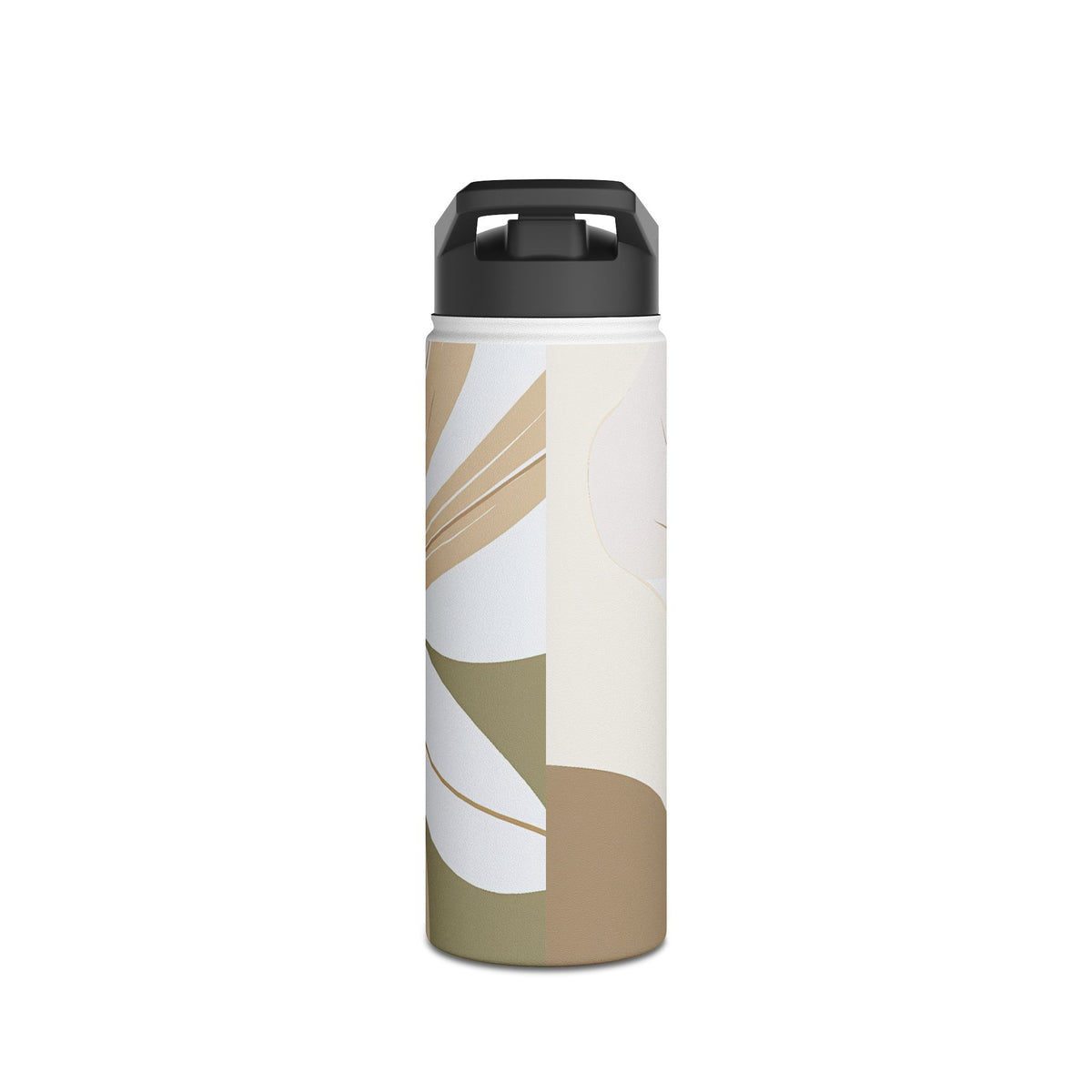 Soft Petal Bloom · Insulated Water Bottle · Beige
