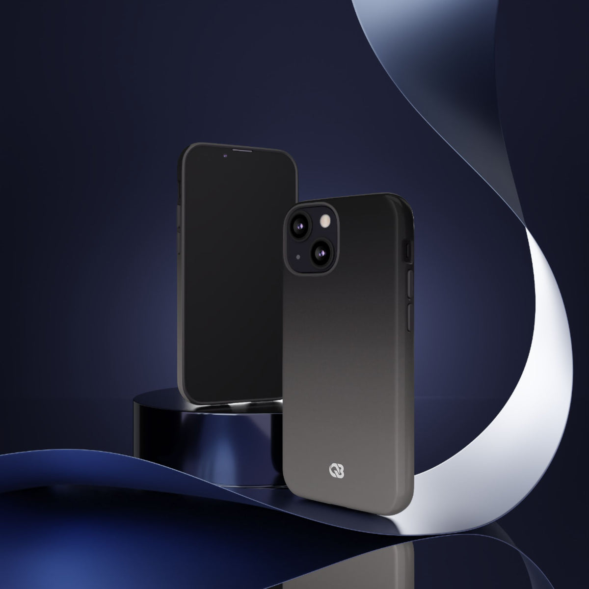 Obsidian Fade · Tough Phone Case for iPhone · Black