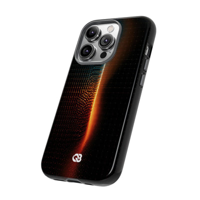 Luminous Refraction Grid · Tough Phone Case for iPhone · Black