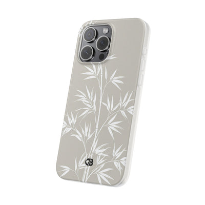 Beige Lite Phone Case for iPhone - Sandstone Bamboo Stalks