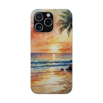 Sunset Palm iPhone 15 Pro Max Case - Soft
