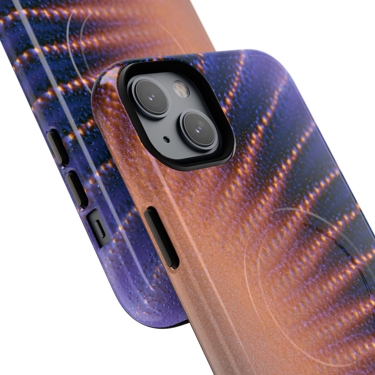 Luminous Aura Burst · Tough 2.0 Magnetic Phone Case for iPhone · Blue