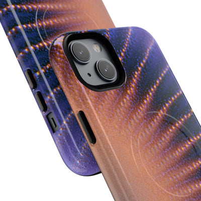 Luminous Aura Burst · Tough 2.0 Magnetic Phone Case for iPhone · Blue