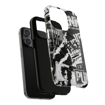 Underground Punk Collage · Tough 2.0 Magnetic Phone Case for iPhone · Black
