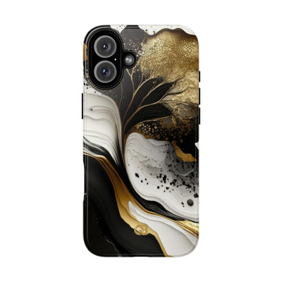 Molten Onyx Gold · Tough Etui na telefon dla iPhone