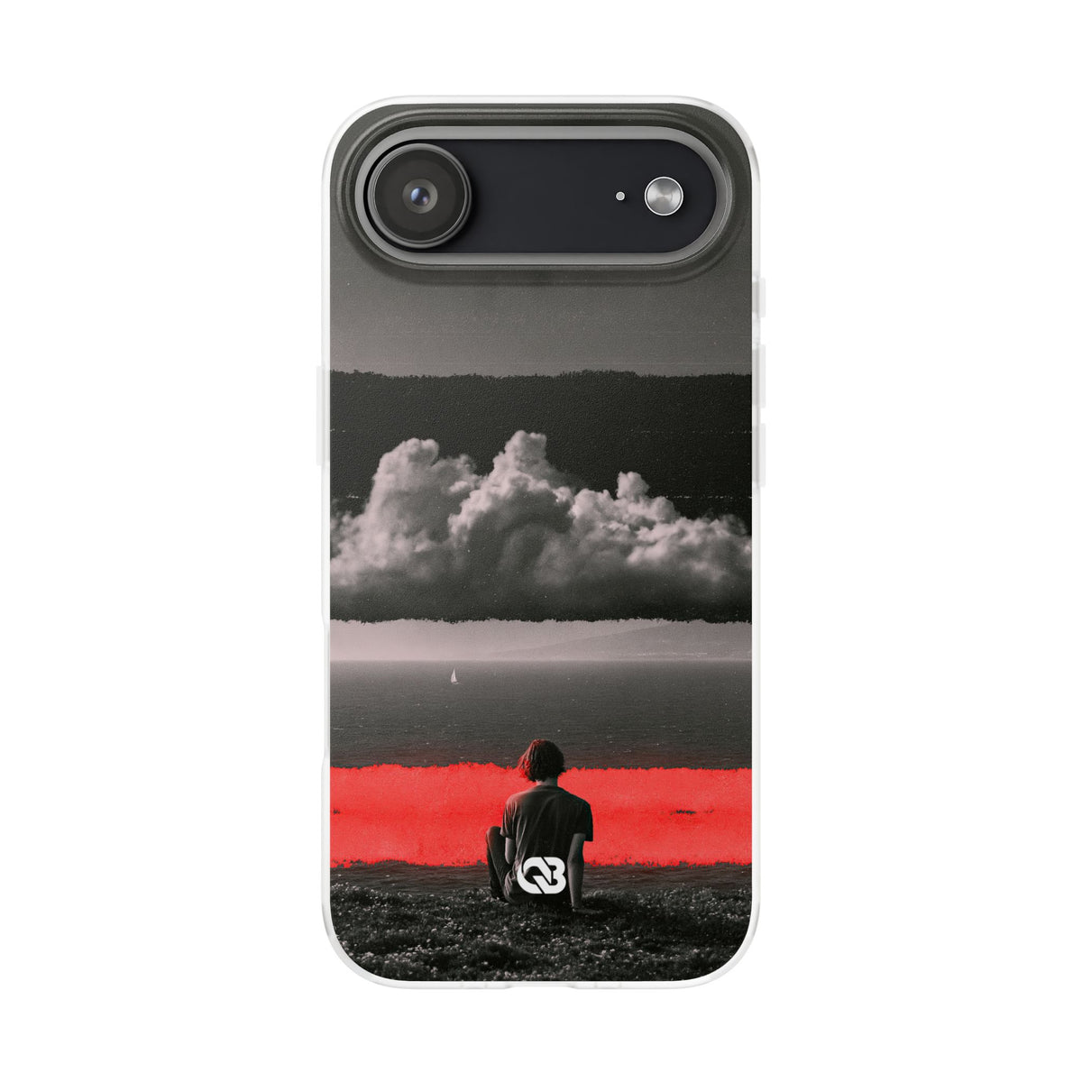 Crimson Horizon · Lite Phone Case for iPhone ·  Black