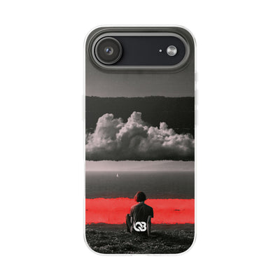 Crimson Horizon · Lite Phone Case for iPhone ·  Black