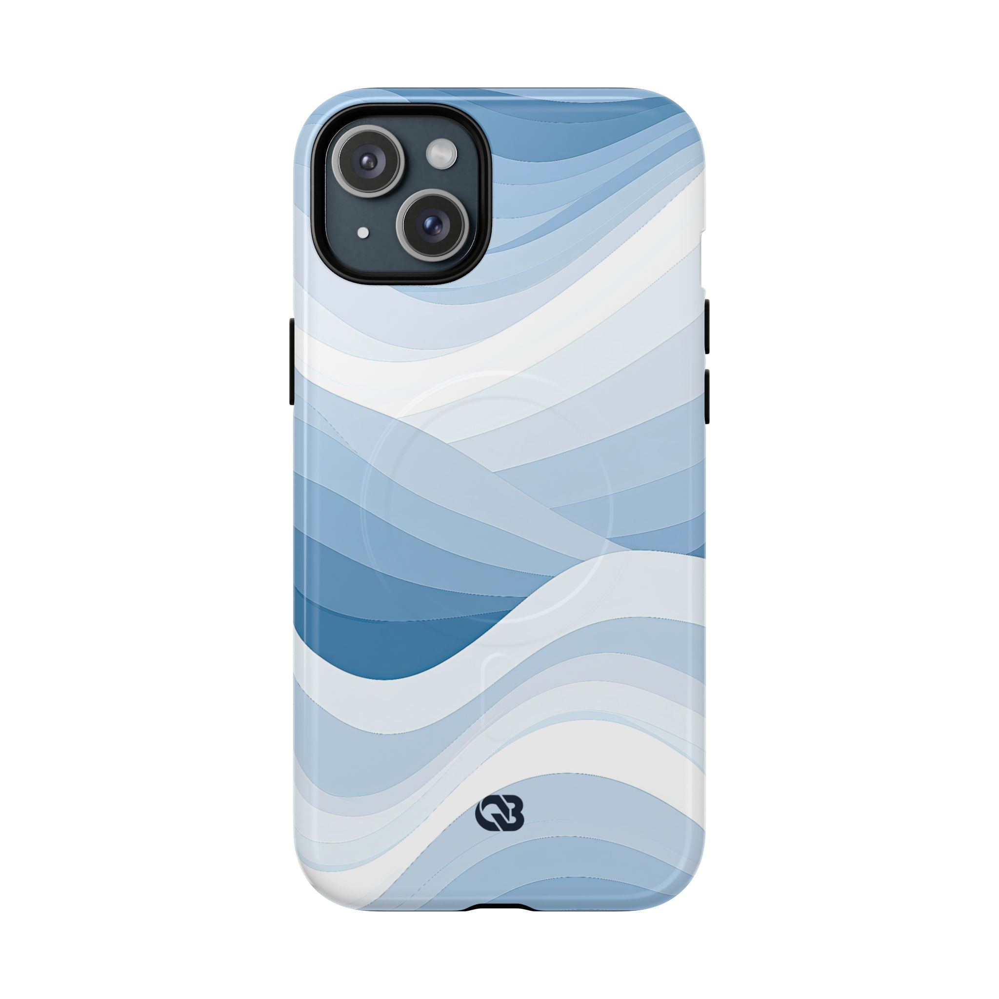 Blue Tough 2.0 Magsafe Phone Case for iPhone - Glacial Indigo Flow
