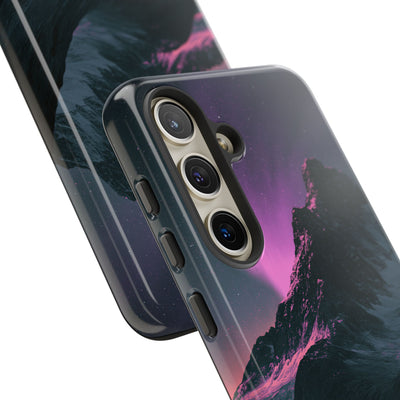 Arctic Aurora Summit · Tough Phone Case for Samsung · Black