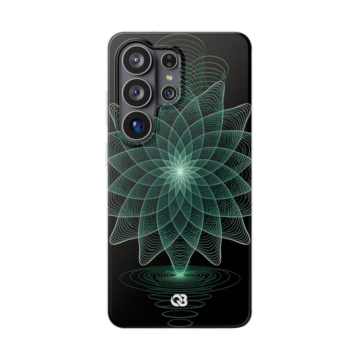 Verdant Harmonic Bloom · Lite Phone Case for Samsung · Black