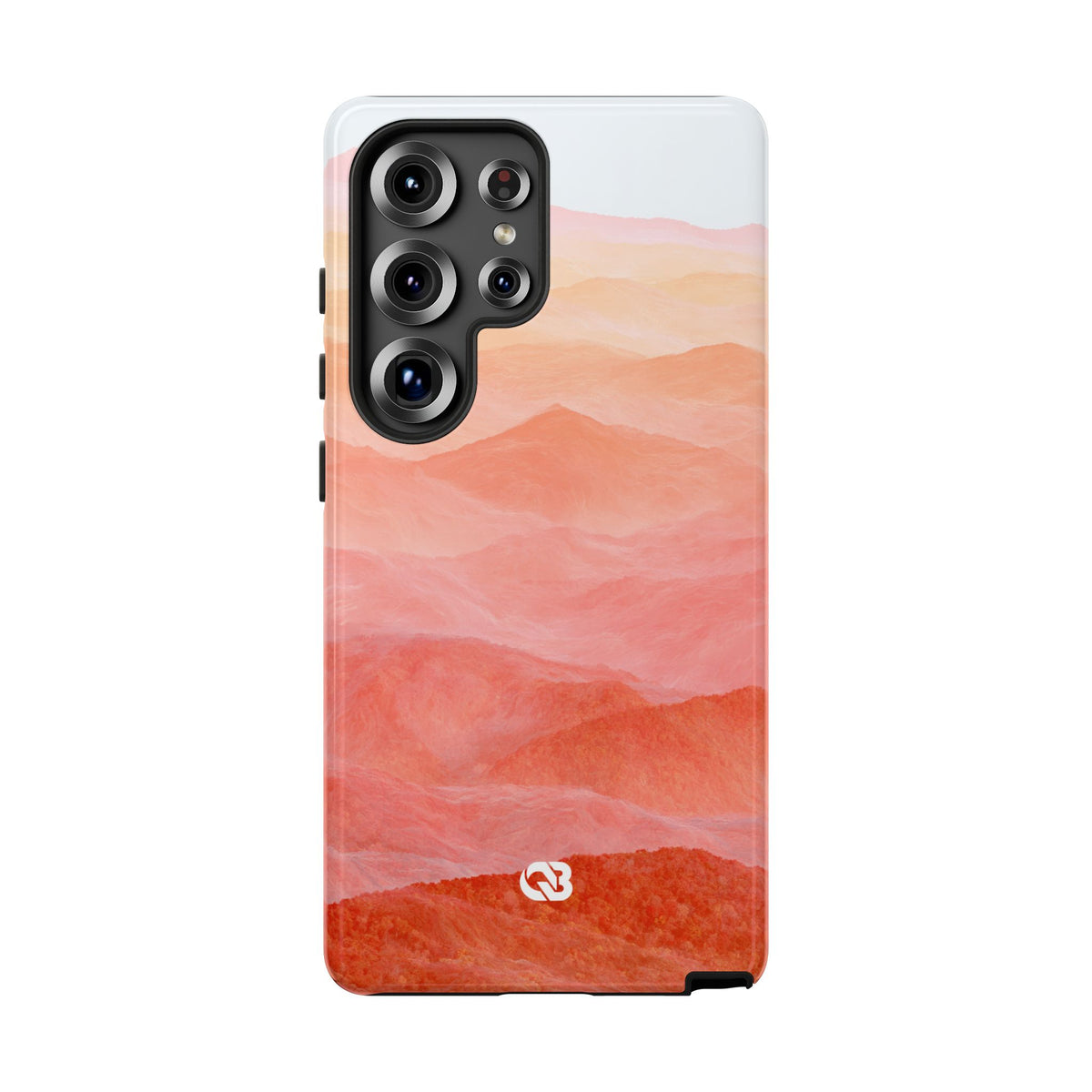 Alpenglow Ridge Vista · Tough Phone Case for Samsung · Orange
