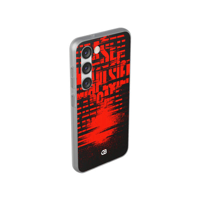 Crimson Redaction · Lite Phone Case for Samsung · Black