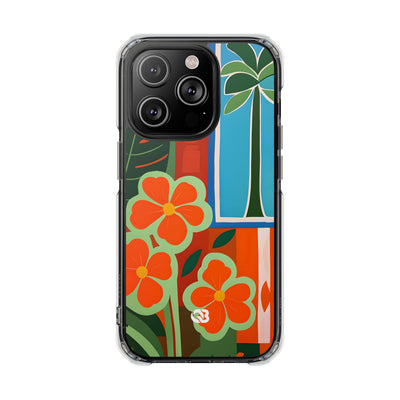 Vivid Jungle Collage · Impact etui na telefon dla iPhone · MagSafe