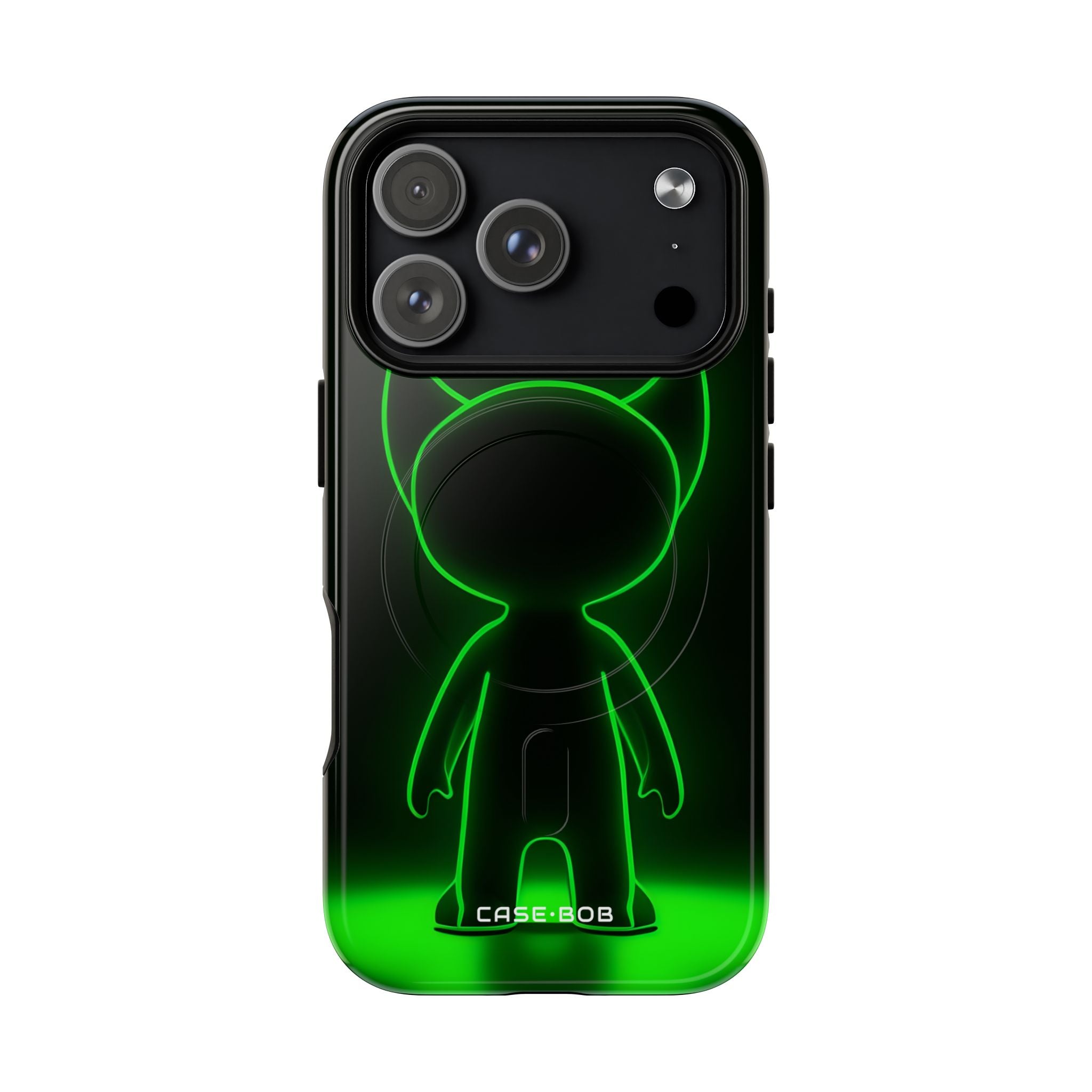 Neon Horned Glow iPhone 17 Pro Case - Tough+ - CASE•BOB
