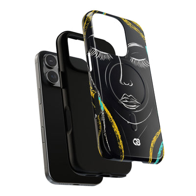 Obsidian Chalk Portrait · Tough+ Magsafe