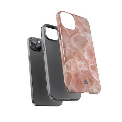 Rose Quartz Facet · Tough Phone Case for iPhone · Pink