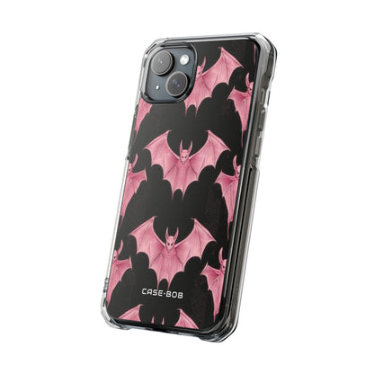 Pink Batwave iPhone 15 Plus Case - Impact