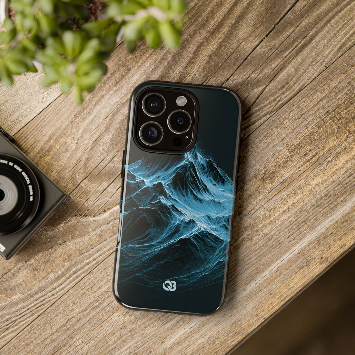 Nordic Frost Peak · Tough Phone Case for iPhone · Blue