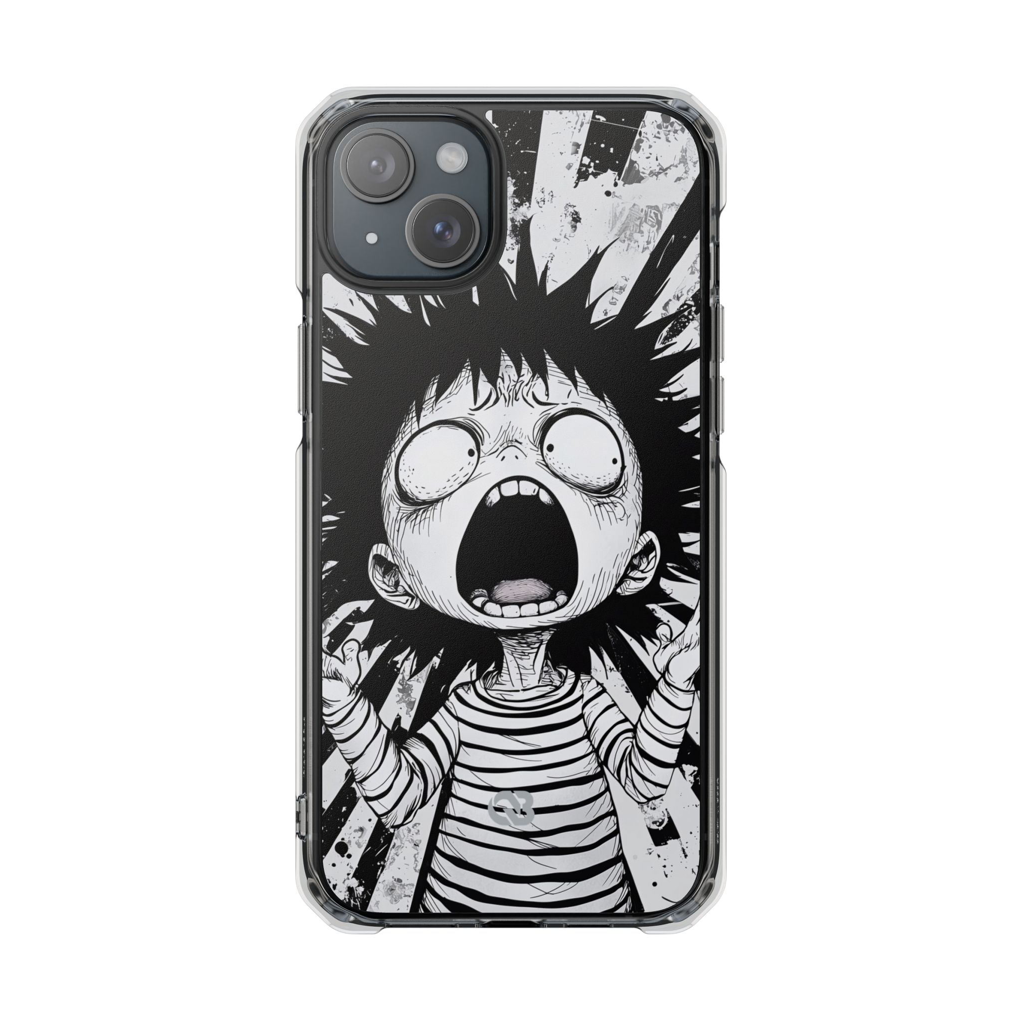 Chaotic Monochrome Scream · Impact etui na iPhone · Magsafe