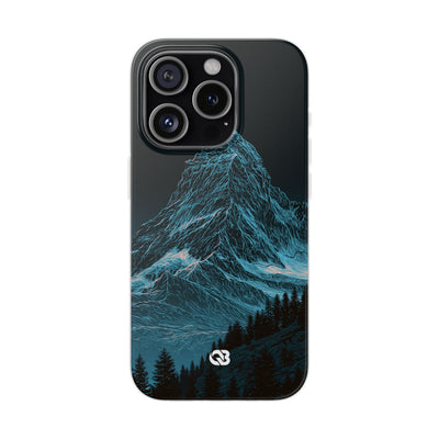 Glacial Alpine Peak · Lite Phone Case for iPhone ·  Blue