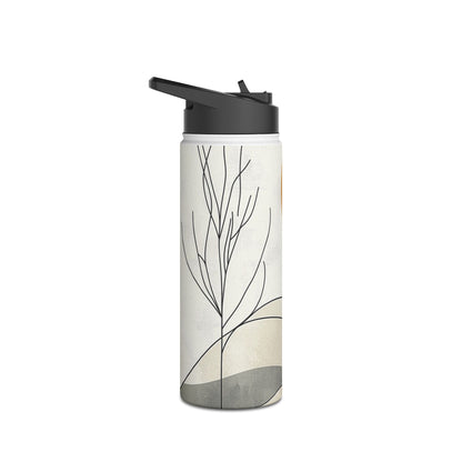 Orange Eclipse Trees - Stainless Steel Water Bottle