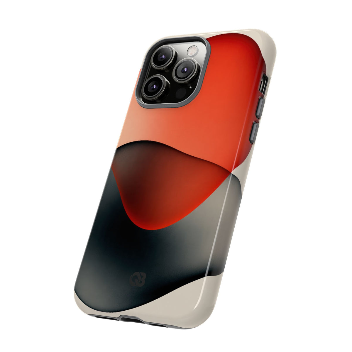 Translucent Crimson Form · Tough Phone Case for iPhone · Red