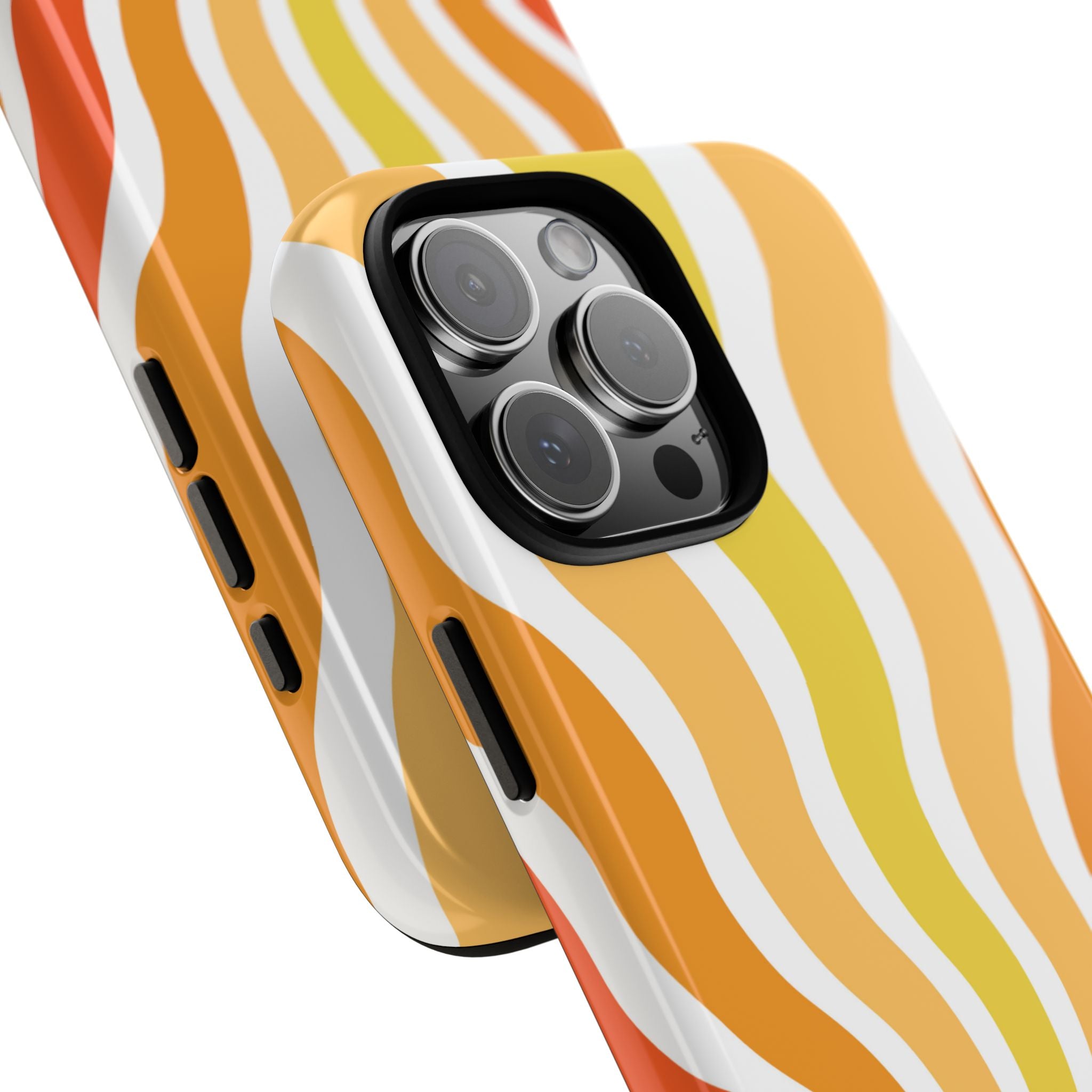 Amber Solar Waves · Tough Phone Case for iPhone