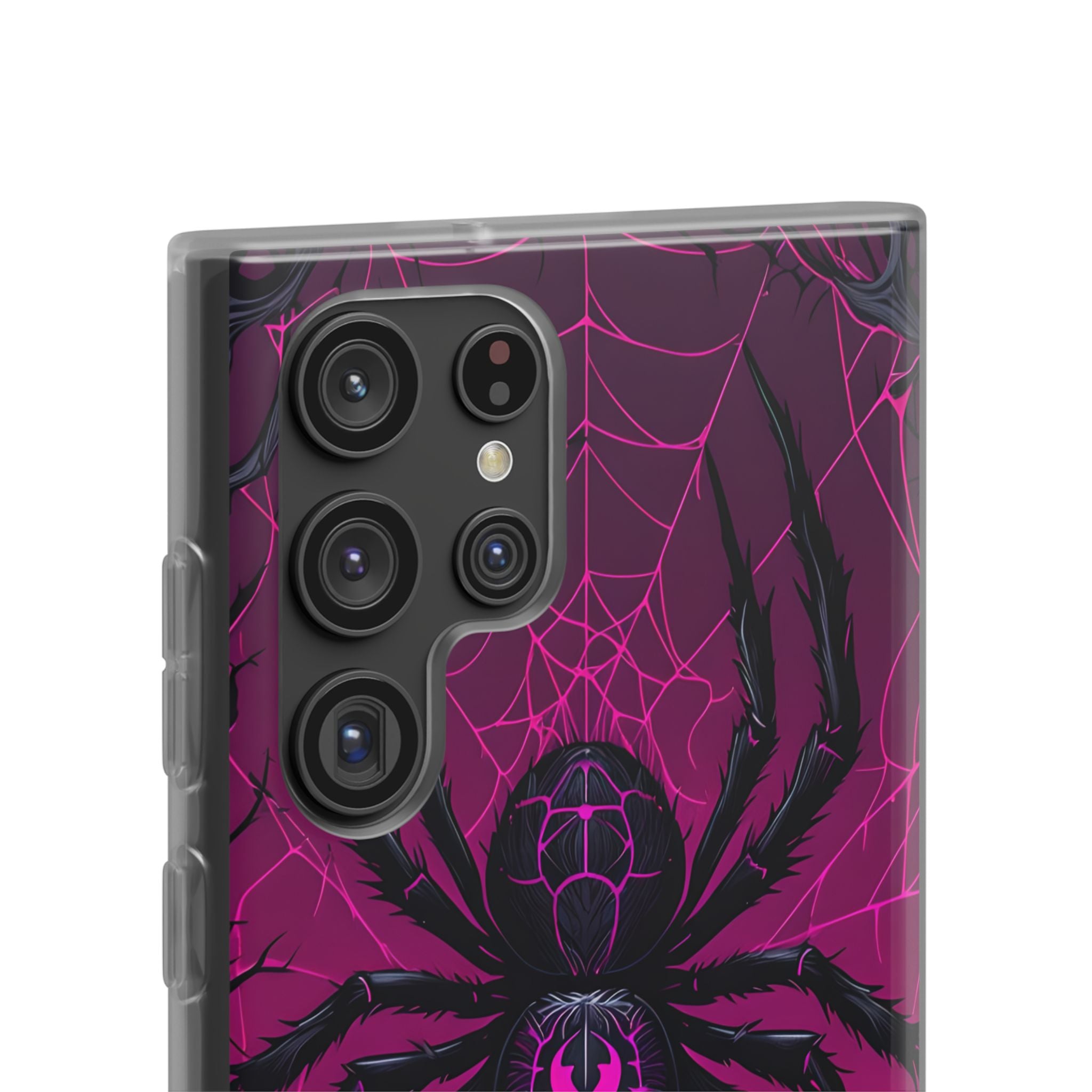 Obsidian Neon Widow · Soft Custodia per Samsung