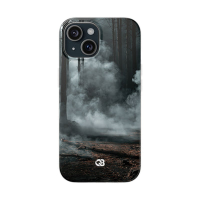 Shadowed Pine Mist · Lite Phone Case for iPhone ·  Black